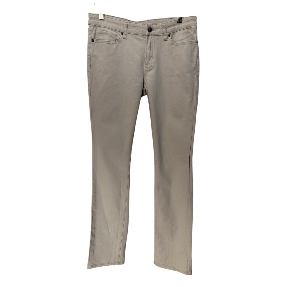 Uniqlo Womens Stretch Jeans Neutral Stone Color Slim Fit Pants Womens 28x32
